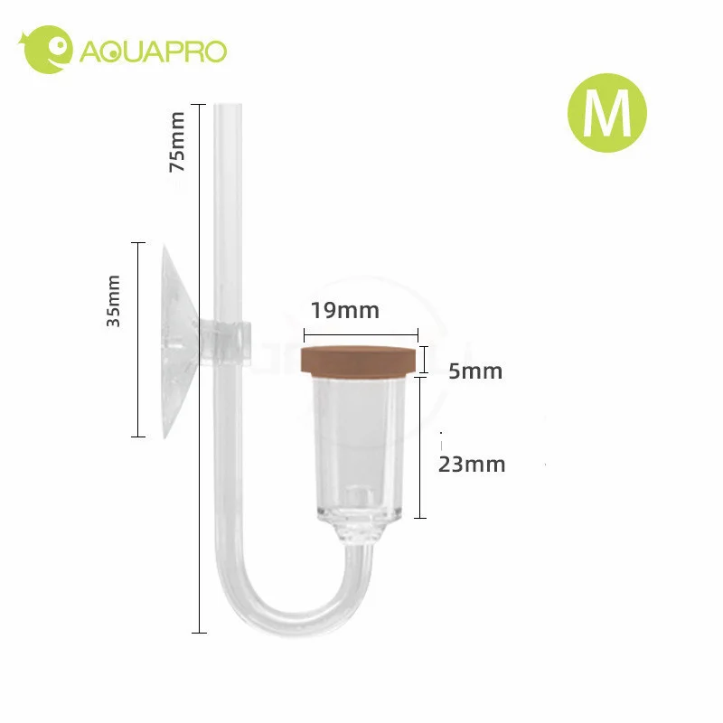 Aquarium CO2 Diffuser CO2 Diffuser for Aquarium Bubble Generator Twinstar Style Atomizer Acrylic Fishing Equipment Tank Plant Accessory System Mini