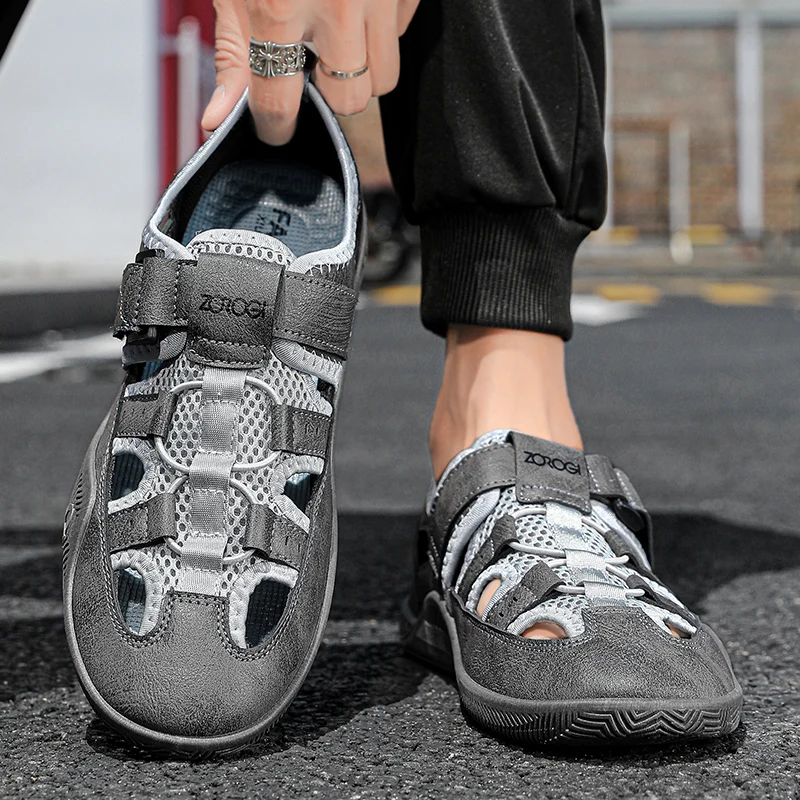 

Summer casual men's shoes sandals board shoes outdoor shoes net cloth shoes sports shoes
