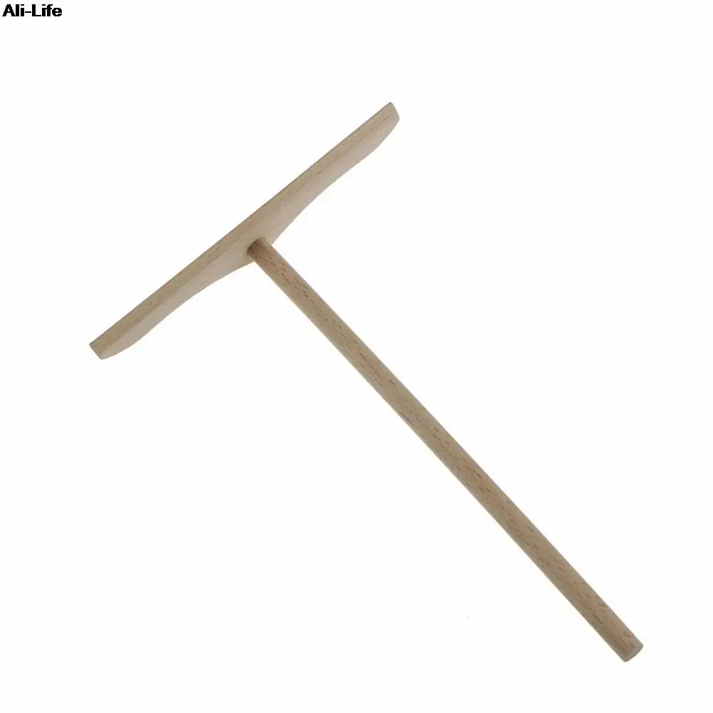 1PCS 2 Styles Wooden Pancake Spreader Crepe Tortilla Rake Batter Spreading Kitchen Utensil pancake tool