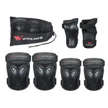 

6pcs Children Knee Pads Kids Elbow Support Wrist Pad MTB Roller Skates Ski Balance Bike Protection Brace Sports Knee Protector