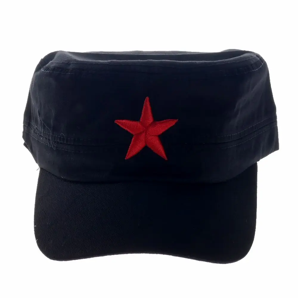 Army Military Hat Caps for Men Hat Organizer Solid Colors Women Red Star Pentagram Army Cap Cadet Military Patrol Hat Golf Driving Casual