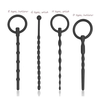 Silicone Urethral Plug Catheter Insert Toy For Men Sex Toys Penis Probes Sounding Rod Uretral Dilator Male Masturbator 5