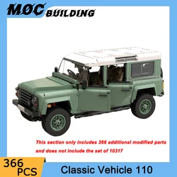 MOC Building Blocks Classic Off-Road Vehicle Model Famous High-Tech Racing Car DIY Creative Assemble Bricks Toys Boy Adult Gifts