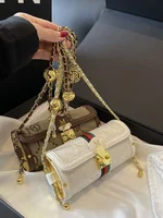 Sac à main de soirée pour femmes, marque de luxe, sac à bandoulière cylindrique, haut de gamme, accessoire de mode élégant pour filles 3