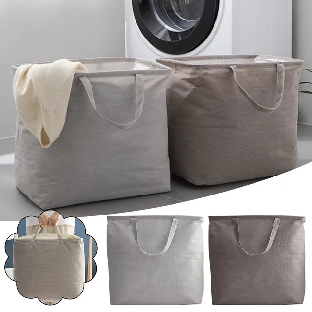 50L Dirty Losundry Hamper A Szabadon Álló Ruhák Akadályozható Mosodai Kosár Kibővített Fogantyúkkal Ruházati Játékokhoz
