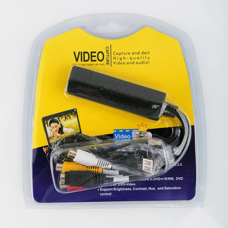 

Карта захвата USB USB2.0 Видеоконвертер Карта видеозахвата оцифровывает аналоговые адаптеры преобразователя видеозаписи 594A