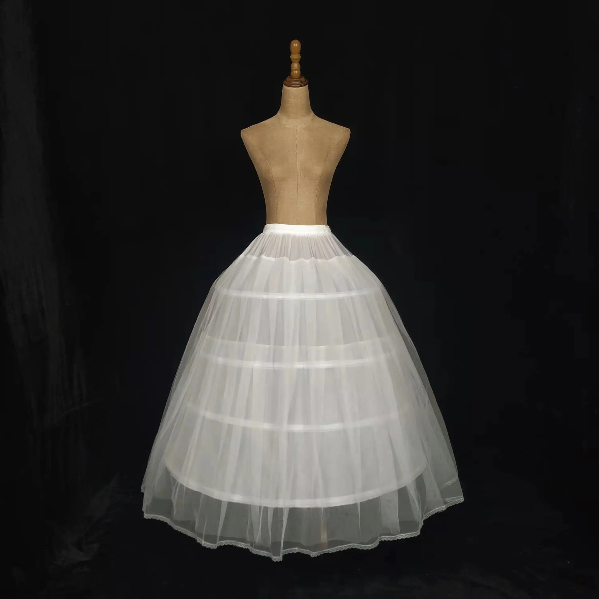 Yarn Crinoline Four Steel Large Circle Four Circles plus Yarn Floor-Length Crinoline Large Tutu Skirt Foreign Trade  Pannier