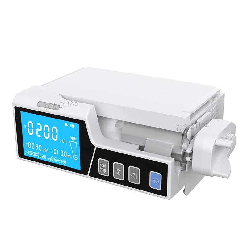 LHGSP02 Hospital Cheap Price Continuous Precise Infusion Clinic Single Channel Medical Syringe Pump