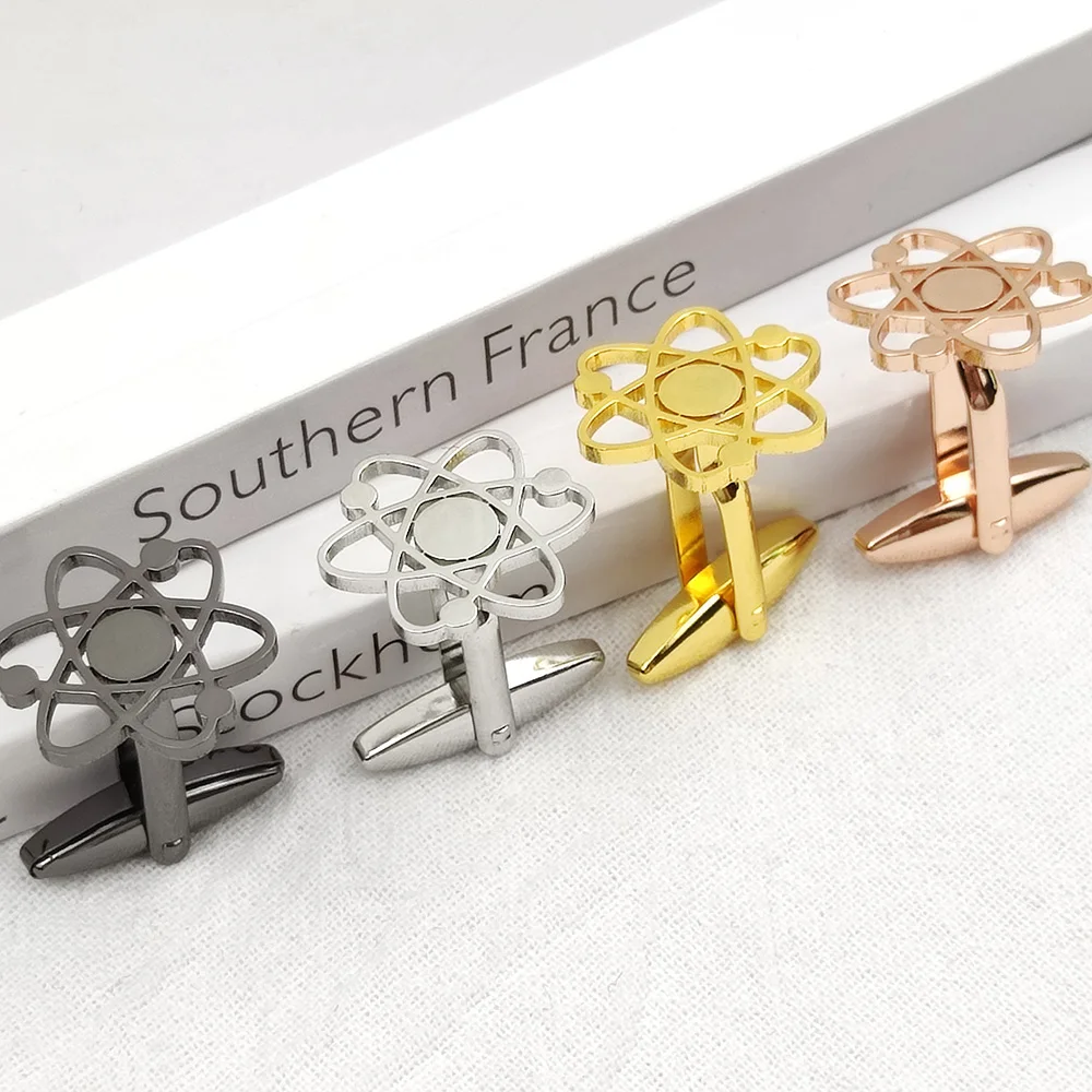 

Новые стильные мужские запонки орбитальный дизайн планеты высококачественный материал из нержавеющей стали оптом и в розницу