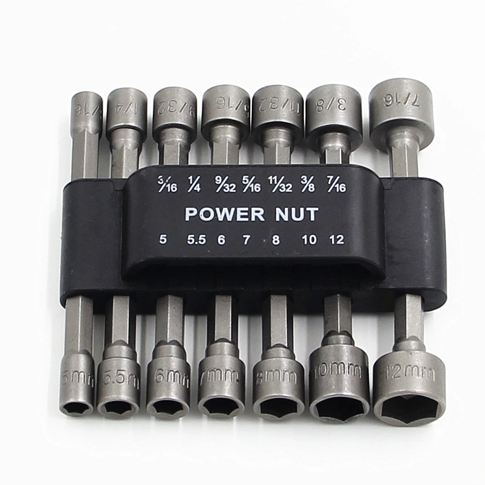 Socket Wrench Set Powerful Inner Hexagonal Wrench Hexagonal Handle Screwdriver Socket Extension Rod Pneumatic Screwdriver Insert Tool
