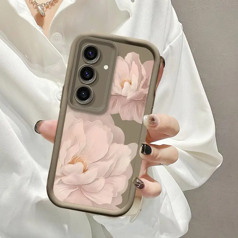 Vibrant Giant Flowers Sky Eye Phone Case Cover