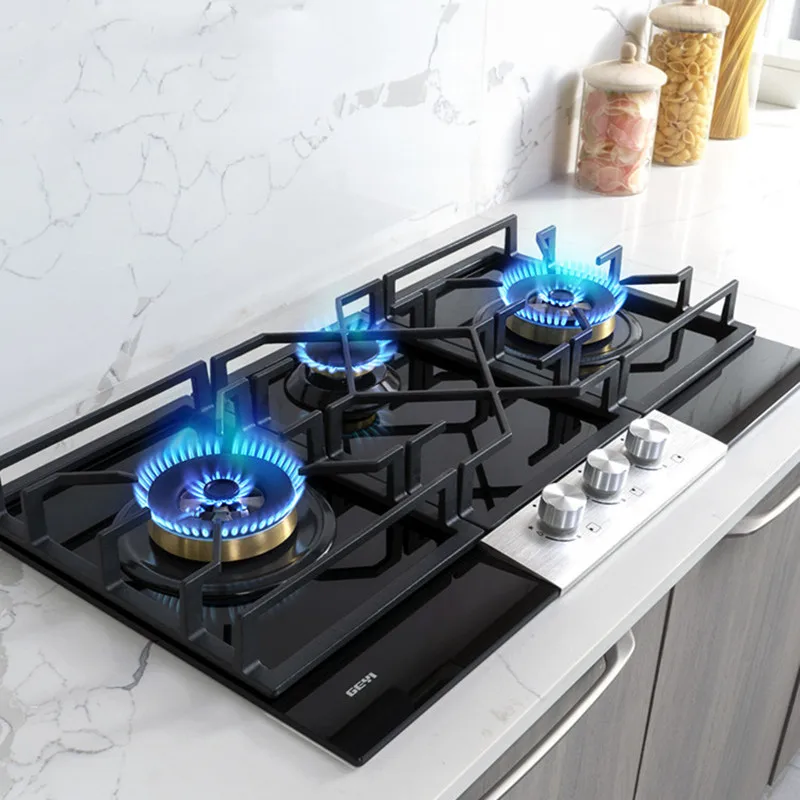 

GEYI G733 Gas Stove Three-eye Burner Household Platform Natural Gas LPG газовая плита Estufas De Gas Para Casa Gas Cooker