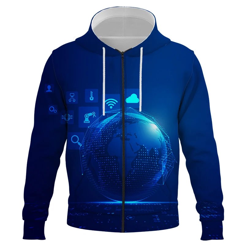 

AI intelligent image 3D Printed zipper Hoodies Men Women Children Fashion Pullover Long Sleeve Boy Girl Kids Sweatshirts Tops