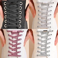 1Pair No Tie Shoe Laces Colorful Buckle 2