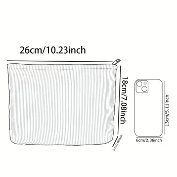 حقيبة مستحضرات التجميل بنمط طباعة الفهد والشفاه الحمراء - حقيبة مكياج من البوليستر مع سحاب، منظم أدوات الزينة الأنيق، حقيبة سفر مبطنة 3