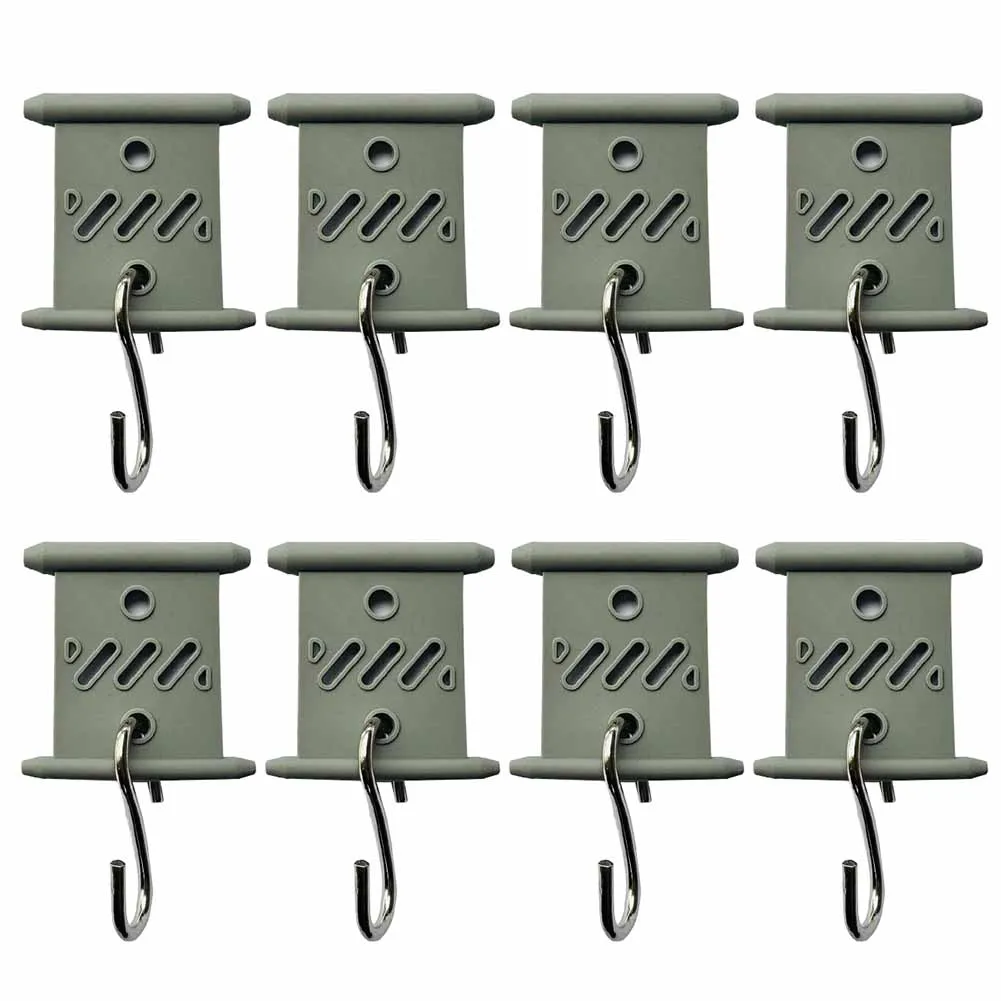 8Pcs Universal Awning Coat Hook Racks For RV Camping Caravan Party
