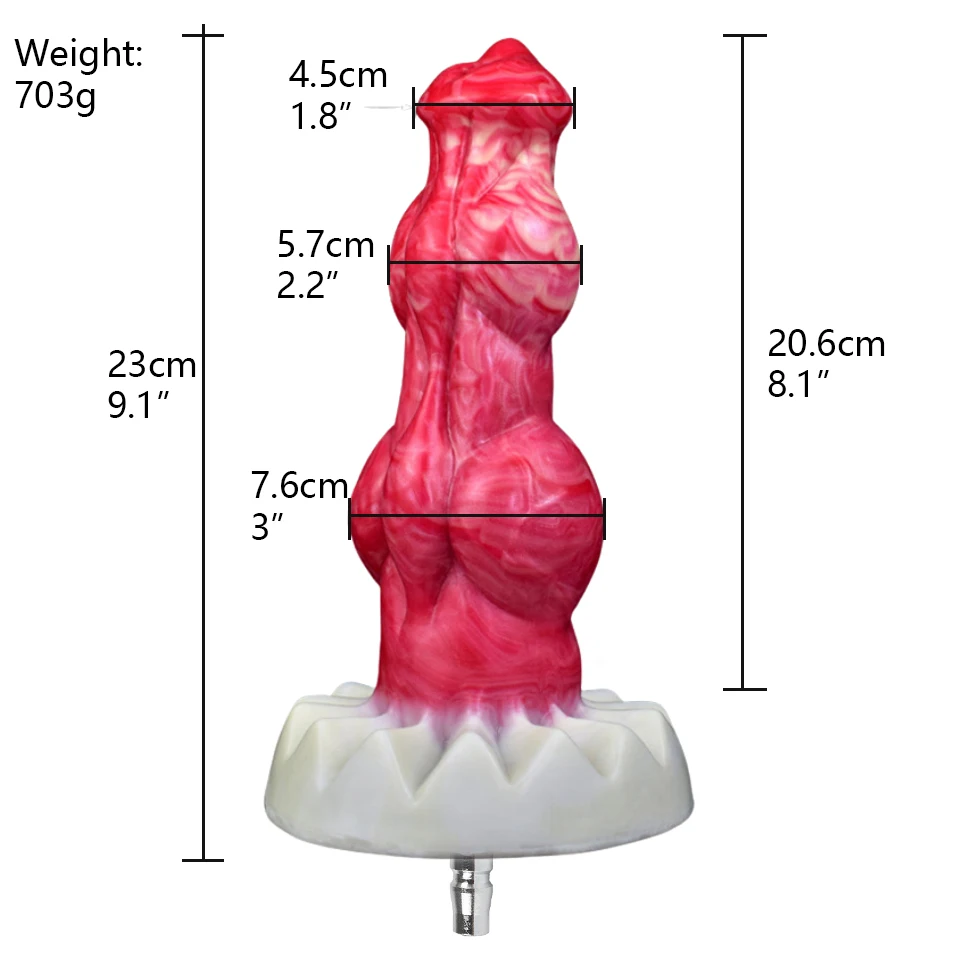 ROUGH BEAST Vac-U-Lock Dildo Attachment For Sex Machine Silicone Simulation Fake Penis Adult Erotic Sex Toys Animal Dildos