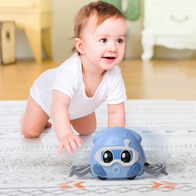 Double loop power running, doodle octopus baby and toddler simulation early education simulation crawling toy 1