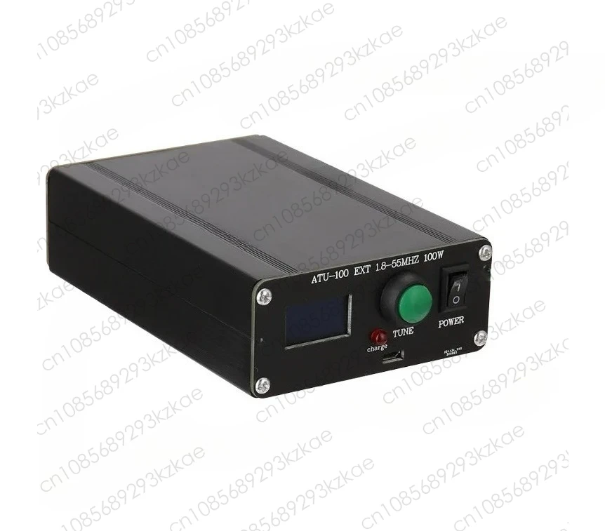ATU-100 1.8-55Mhz 미니 자동 안테나 튜너 0.96인치 완제품 충전식 버전(하우징 포함)
