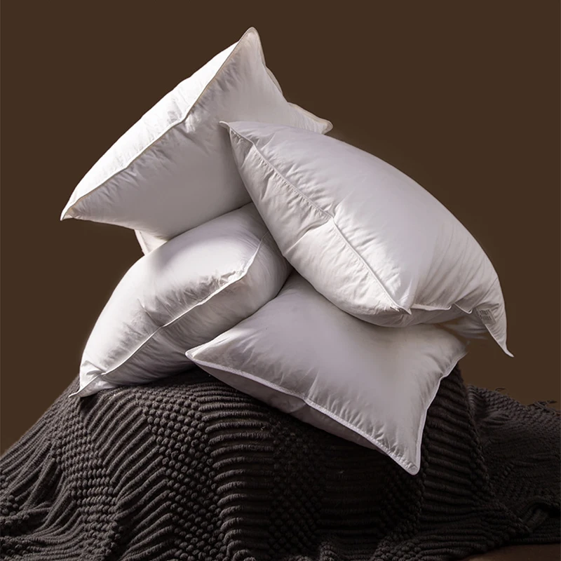 Quality Goose Down Cushion Pillow Core 35*55/70*70/60*60 /55*55/45*45/48*74/65*65cm Head Waist Pillow Goose Down Filler Cushion 5