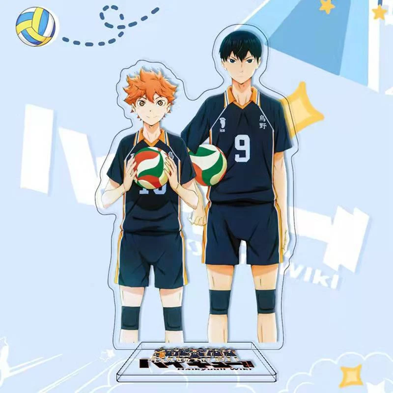 Anime Haikyuu!! Acrylic Stand Shoyo Hinata Volleyball Boys Figures Model  Desktop Plate Standing Signs Model Decor Collection - AliExpress