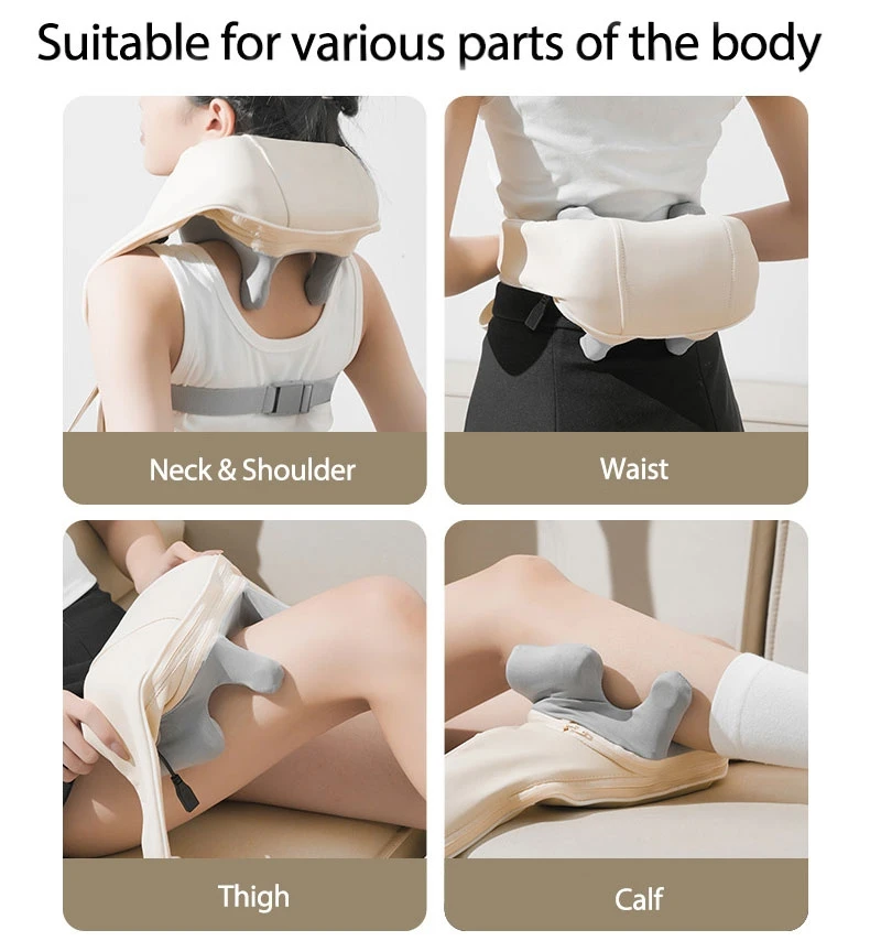 Masajeador cervical multifuncional hombro cuello compresa caliente Trapezius masajeador muscular
