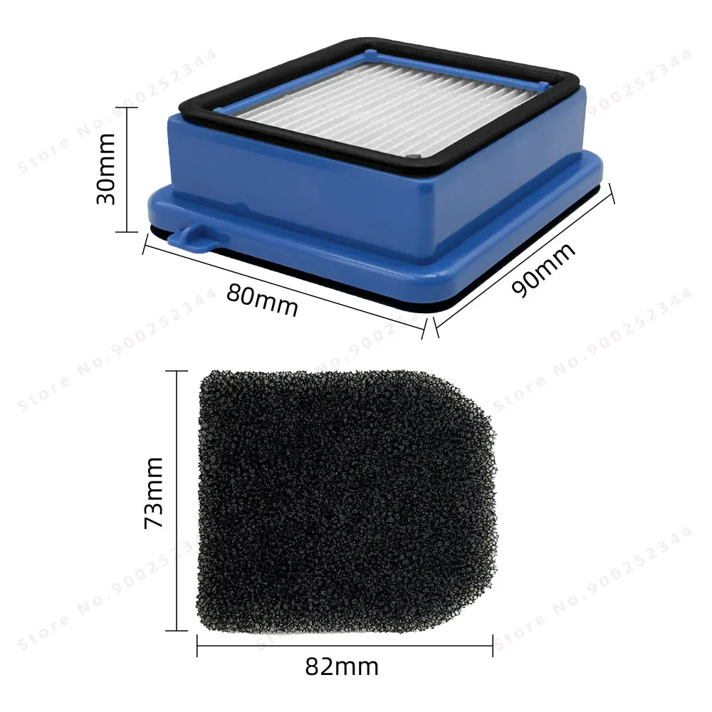 3x Replacement Hepa Filter For Q6 Q7 Q8 Wq61/wq71/wq81 Vacuum Cleaner Spare Parts
