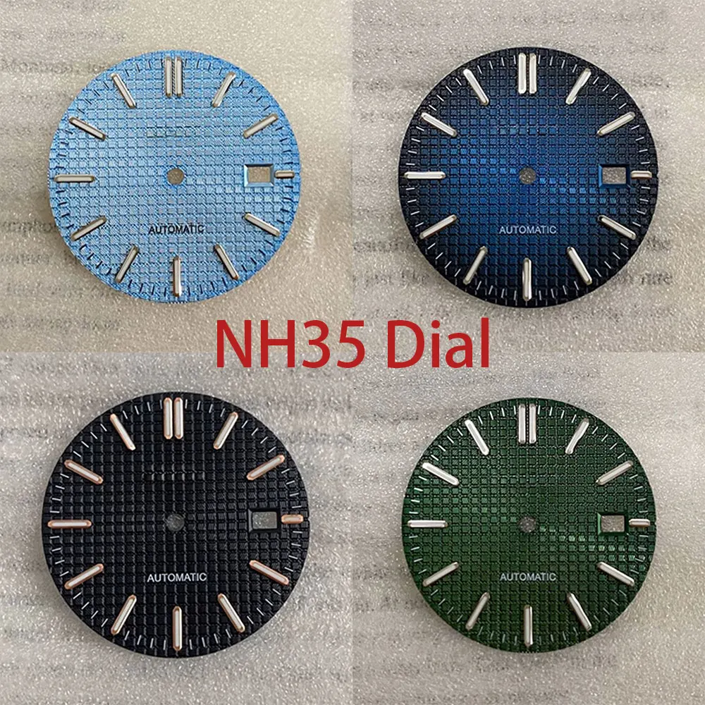 

Зеленые светящиеся модифицированные циферблаты для часов NH35, 31,8 мм