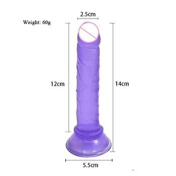Dildo Sex Toy for Women Masturbator Adult 18 Sexy Product Normal Size Artificial Realistic Penis with Strong Sucking Cup 6