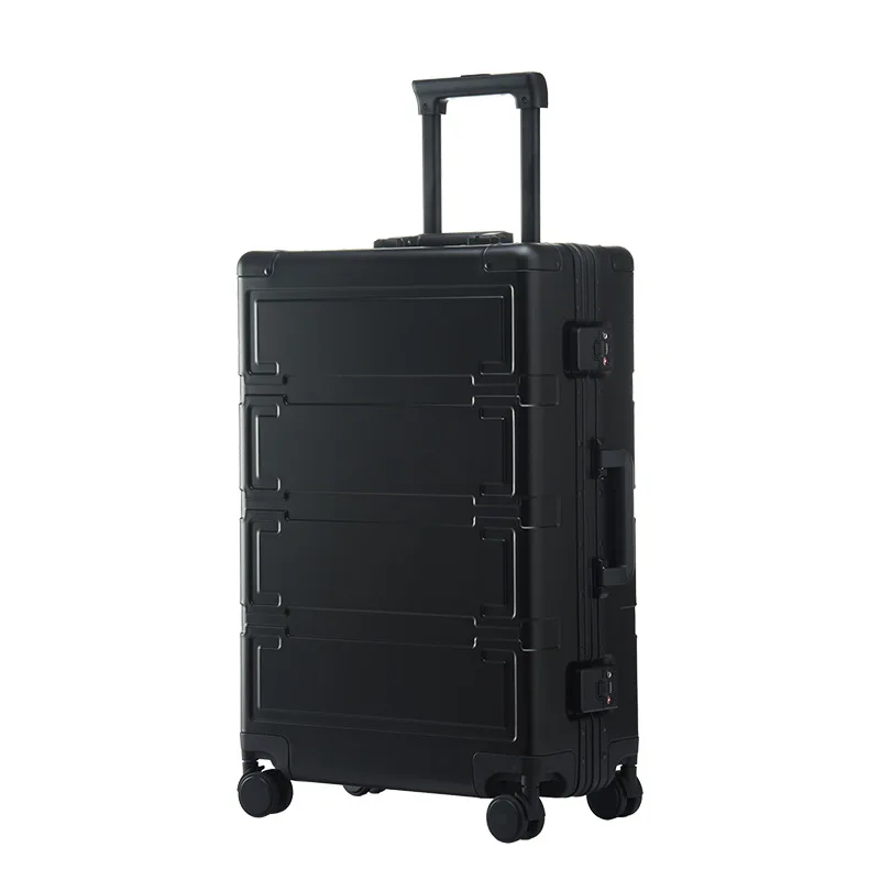 All-aluminum-magnesium alloy wear-resistant large-capacity luggage universal wheel male and female travel case aluminum frame