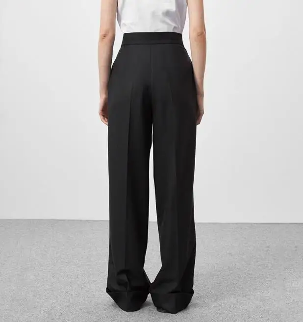 2024 Women's Loose High Waisted Drape Pants, Wide Leg Pants, Commuting Suit Pants, Spring/summer