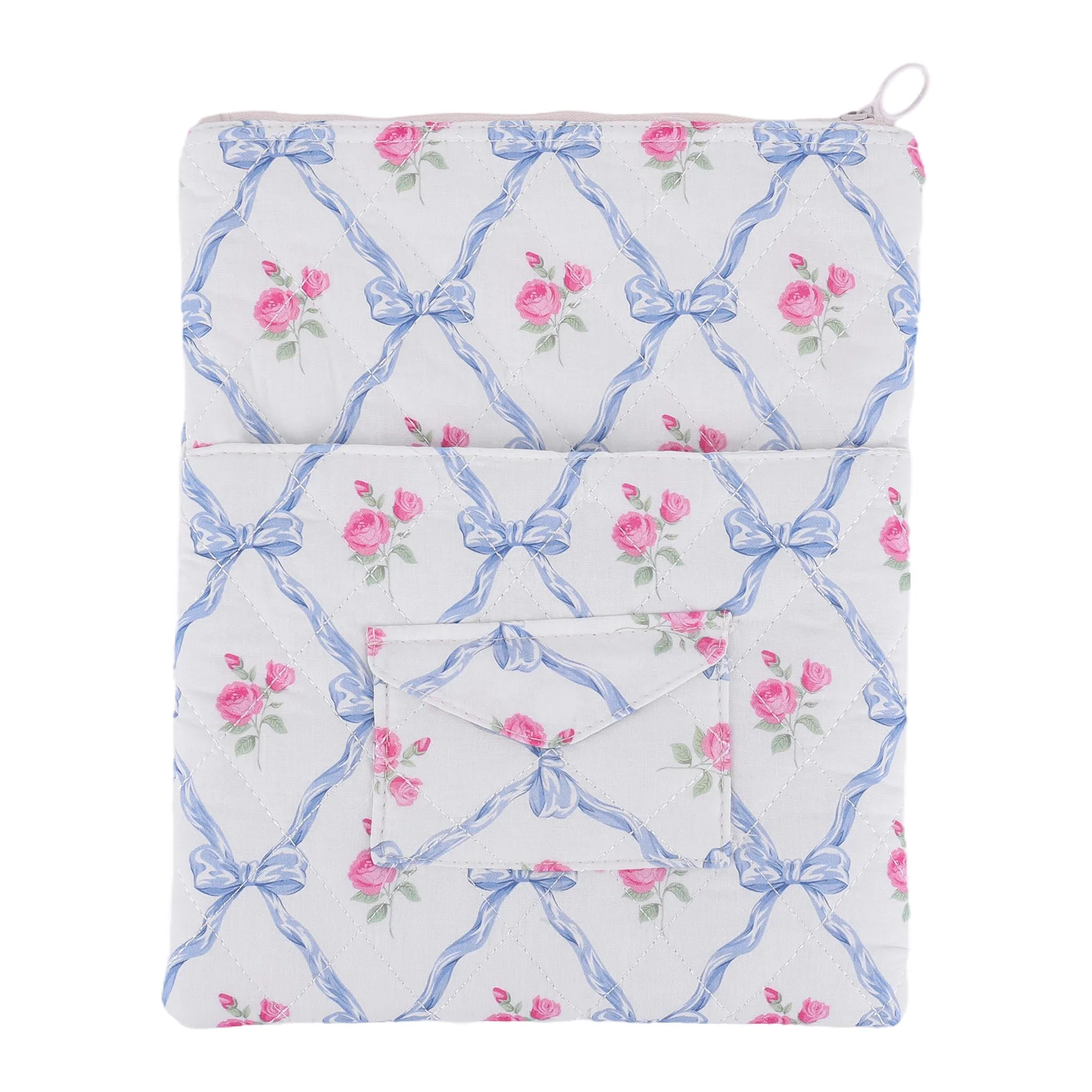 Floral Quilted Laptop Sleeve - Stylish Protective Case