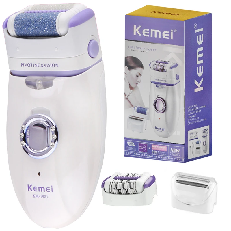 KEMEI 3IN1 BEAUTY TOOL KIT KM-1981