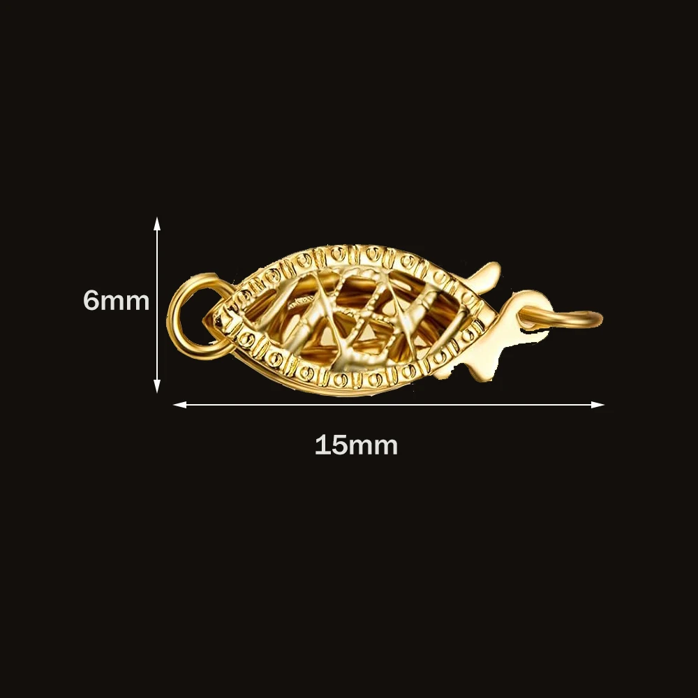 5 Sätze Perle filigrane Halskette Verschluss ovale Angelhaken Slide Armband Verbinder für DIY geschichtete Halsketten Handwerk Schmuck herstellung – Detail 1
