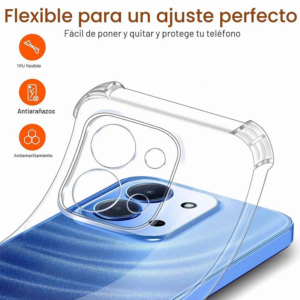 Airbag Shockproof Silicone Soft Case - Ultra Thin Clear Protective Shell