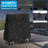 Ping Pong Table Cover 600D Oxford Fabric Table Tennis Cover Waterproof Sunproof Indoor and Outdoor Fits Universal 9x5 FT Tables