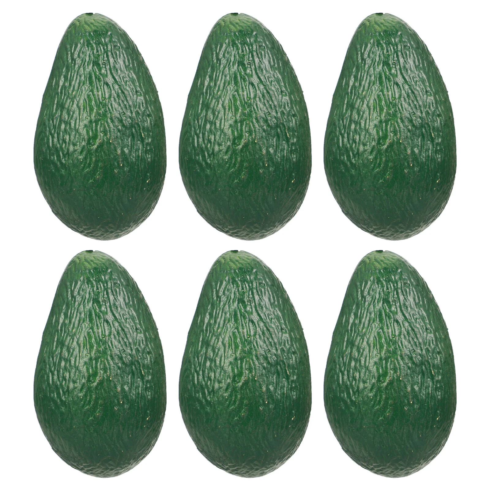 

6 Pcs Realistic Artificial Avocado Adornments Fruit Decors for Home Decoration