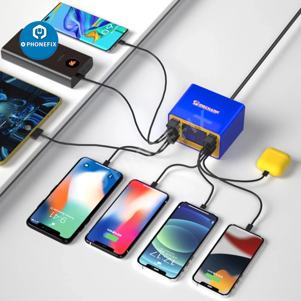 Cargador Rápido USB De 4 Puertos: 5V, Compatible Con M Viles Y Tablets Dise O S 681074
