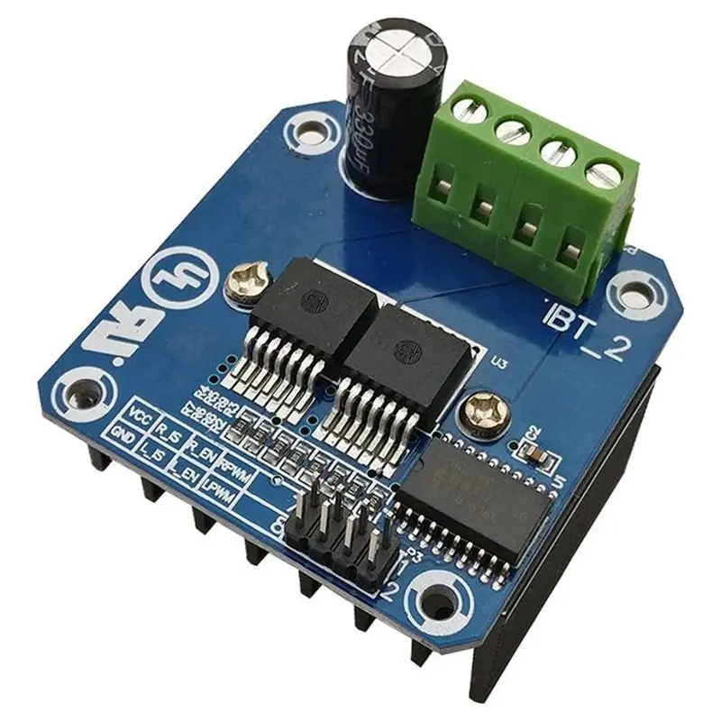 AB34-4팩 BTS7960 43A H-브리지 모터 드라이버 - 전류 제한/과열 보호 기능이 있는 고전력 DC 모터 컨트롤러