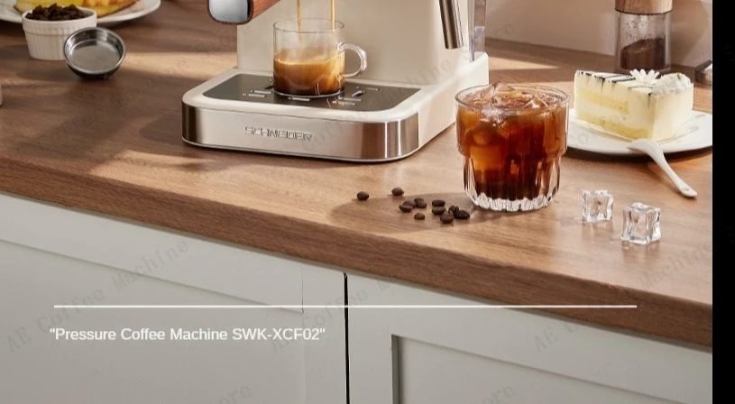 Semi-automatic Italian coffee machine High-pressure espresso coffee machine Can make milk froth Multi-function coffee makers