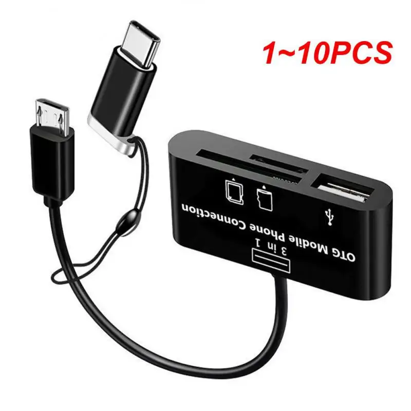 

Флэш-накопитель USB Type-C OTG, устройство для чтения карт памяти, аксессуары для ПК и ноутбуков, устройство чтения SD-карт, 1 ~ 10 шт. в 1