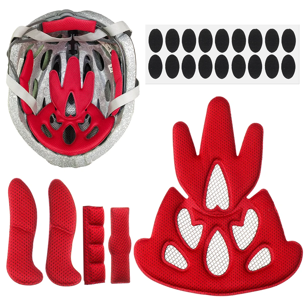Bicycle Motorcycle Cycling Sport Sponge Helmet Inner Padding Foam Pads Kits Sealed Lining Protection Universal 27Pcs/Set