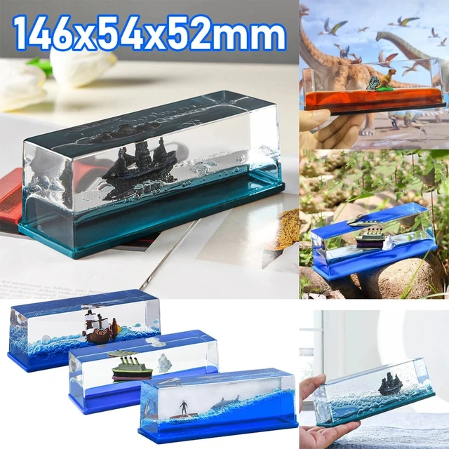 Bateau flottant insubmersible dans une boîte, décorations de décompression,  croisière, soleil, eau, bouteille de dérive, artisanat 3D - AliExpress