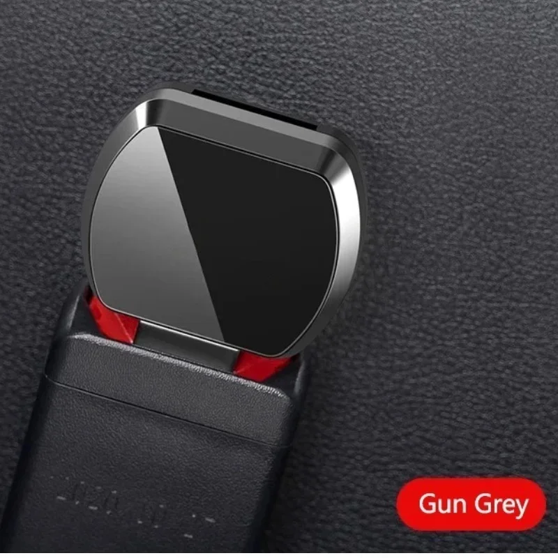 1/2Pcs Car Seat Belt Clip Extender Safety Seatbelt Lock Buckle Plug Thick Insert Socket Extender Safety Buckle For Tesla Porsche