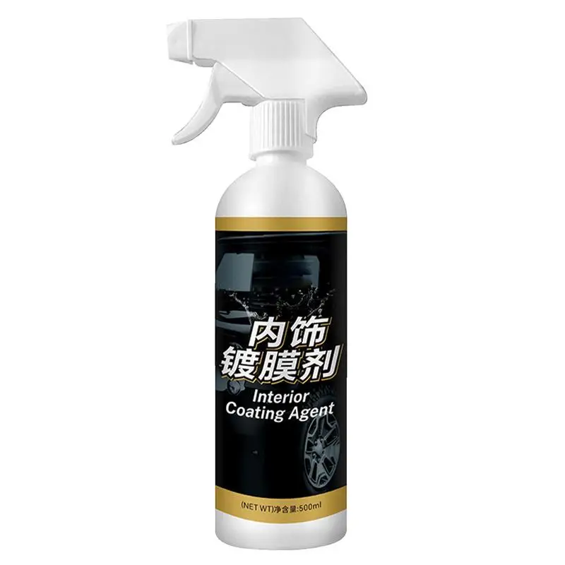 

Trim Restorer Automotive 500ml Car Restoring Spray Trim Shine Protectant Interior & Coating Solution Refreshing Auto Detailing