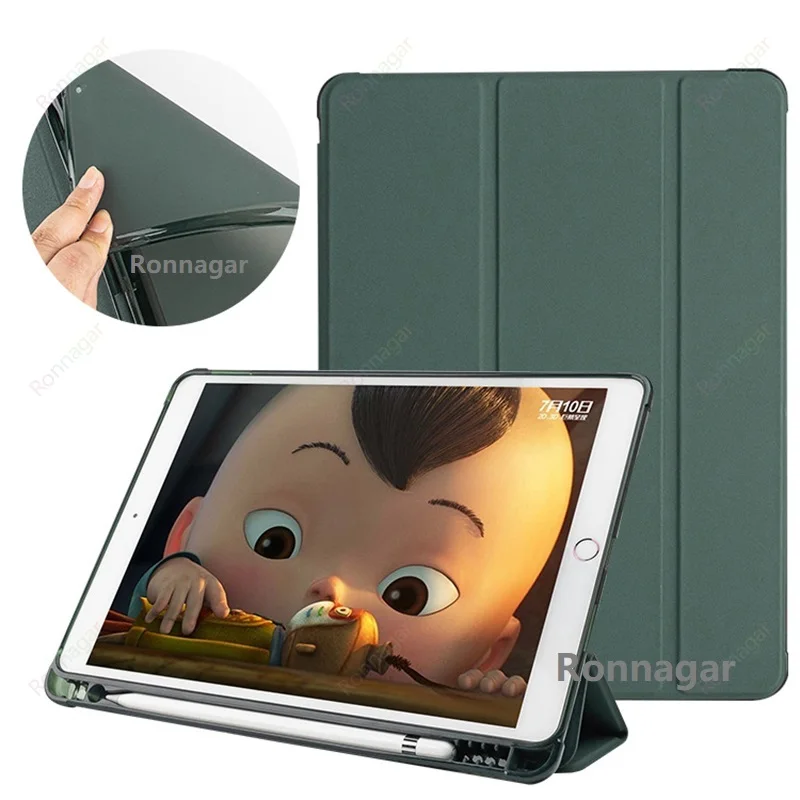 Astuccio Portamatite Per Ipad Air (3A Generazione) 10.5 2019 / Ipad Pro 10.5 2017 Custodia Per Ipad 7/8/ 9Th Gen Air5 4 10Th 10.9 Pro11