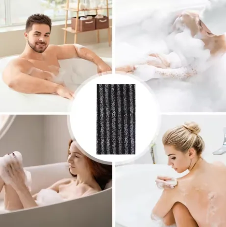 Asciugamano Esfoliante per il Corpo, Spugna da Bagno, Panno Esfoliante per la Schiena, Morbida Spugna Doccia, Accessorio da Bagno per la Pulizia Completa del Corpo - immagine 5
