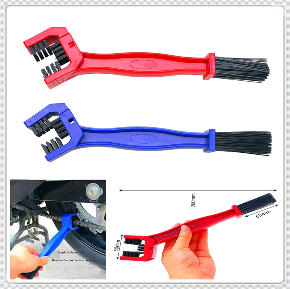 Nuovo 2018 Bike Grunge Gear Chain Brush Cleaner Scrubber Tool Per Honda Cb190R Vt1100 Grom Msx125 Honda Xadv 750 X11