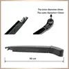 Wiper Rear Wiper Blade & Arm Set Kit For KIA Niro 2016 2017 2018 2019 2020 2021 Windshield Windscreen Rear Window 3