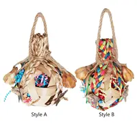 Large Parrot Toys Chew Toy Ball Cage Bite Hanging Training Bird Chewing Toy for Macaws Budgie Lovebird Finches Cockatoos 1
